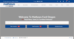 Desktop Screenshot of mathewsfordoregon.com